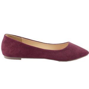 BURGUNDY BALLET FLAT
